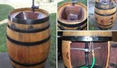 Comment transformer un baril de vin dans un évier plein air
