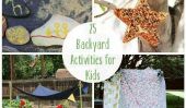 25 Summer Backyard Activités pour les enfants
