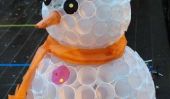 Faites un bonhomme de neige Avec Gobelets en plastique