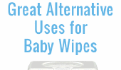 10 Grande Alternative Utilisations pour lingettes bébé