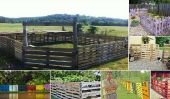 16 palettes de bois Idées de clôture