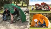 Camping Soleil et Météo Shelter protection Portable