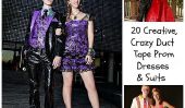 20 Creative, Amazing et Crazy Duct Tape Robes de bal (et costumes!)