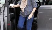 Jessica Alba Shows Off Body Slim Boot-Cut Jeans (Photos)