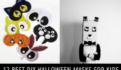 12 meilleurs masques Dernière Minute bricolage d'Halloween pour les enfants