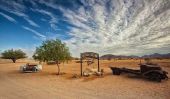 The Solitary Ville de Solitaire, en Namibie