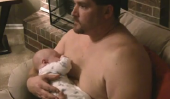 Ha!  Lorsque Daddies besoin de perdre du poids de bébé, Too (VIDEO)