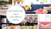 12 idées pour la décoration avec un Colorful Canapé