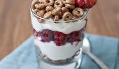 Les bienfaits du petit déjeuner: fruits et yogourt Parfait