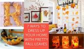 7 façons de décorer votre maison avec Feuilles d'automne Jolies