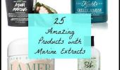 25 produits étonnants avec des extraits marins