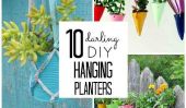 10 Planters suspendus Darling, bricolage