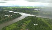 Frontier Triple: Le Tri-frontière entre l'Argentine, le Brésil et le Paraguay