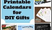 The Perfect Holiday bricolage cadeau: calendriers imprimables