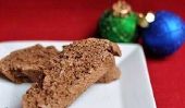 Homemade Cadeaux de vacances de l'alimentation: Chocolat Biscotti Recette Gingerbread