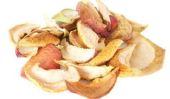Apple a puces et les calories - Informations sur la valeur nutritionnelle des pommes séchées