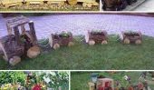 Wooden Train bricolage pour votre jardin