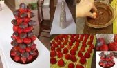 Chocolat bricolage couvert Tour Strawberry