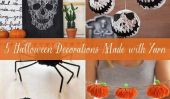 5 Décorations d'Halloween que vous pouvez faire avec fil
