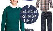 25 Styles dos-à-école pour les garçons moins de 20 $