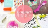 10 Colorful Summer imprimables