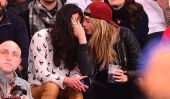 Cara Delevigne et Michelle Rodriguez Baiser: Actrice Fast and Furious Makes Out avec le modèle de Victoria Secret à New-York Knicks jeu