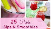 Dans la rose: 25 Recettes de boissons assez rose pour de printemps