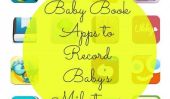 15 Baby Book Apps pour les jalons de Documentation bébé