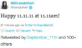 11-11-11 Signification pour les célébrités!  7 Star Parents Tweet propos Aujourd'hui