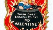 Cartes du jour de 20 Totalement Creepy & Odd Vintage Valentine (Images)
