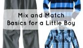 Mix and Match Basics pour la garde-robe d'un petit garçon
