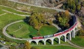 Viaduc Spiral Brusio en Suisse