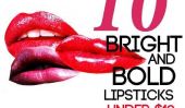 10 rouges à lèvres lumineux et audacieux de moins de $ 10