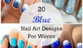 Blues de l'hiver: 20 Bleu Nail Art Designs
