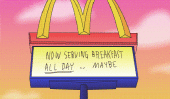 Le lundi, McDonald teste toute la journée DÉJEUNER !!!