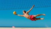 Beach-volley - signaux utilisation de main utiles