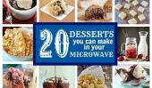 20 Desserts Vous pouvez faire dans votre micro-ondes