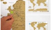 Refroidir Idée cadeau Grad: Scratch-Off World Map