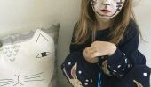 Tutoriel: Mignon Peinture Cat Face Pour Halloween