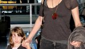 On the Fly: Milla Jovovich et Ever Dash par l'aéroport (Photos)