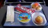 Quelles compagnies aériennes ont les aliments malsains?