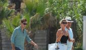 Kate Moss continue sa longue vacances d'été à Saint-Tropez (de Photos)
