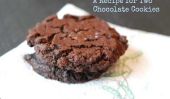 Une recette pour deux biscuits au chocolat