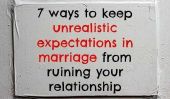 Comment vos attentes dans le mariage peut aider ou nuire à Vous