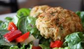 Gourmet quotidienne: Broiled Dijon Crab Cakes Plus Salad Greens