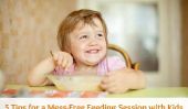 5 conseils pour une session d'alimentation Mess-libre avec enfants