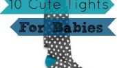 10 paires mignonnes de collants pour bébés