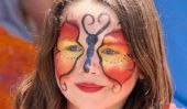 des conseils de maquillage pour les enfants - Visages de carnaval tant de succès