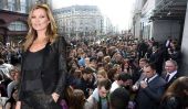 Kate Moss chez Topshop: Modèle met Londres boiteux