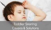 Toddler ronflement: Causes et solutions